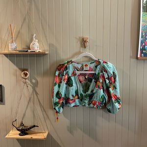 Farm Rio Lolita Crop Top 🍍